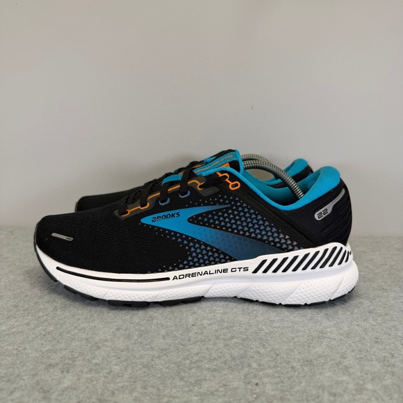 Brooks Other - Brooks Adrenaline GTS 22 Mens Shoes Size 7.5 Black Running Sneakers 1103661D034